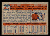 1957 Topps Baseball #277 Johnny Podres Dodgers EX-MT 546701