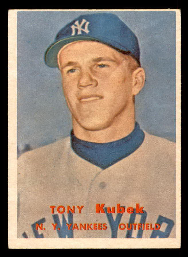 1957 Topps Baseball #312 Tony Kubek Yankees VG-EX 546703