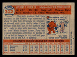 1957 Topps Baseball #312 Tony Kubek Yankees VG-EX 546703