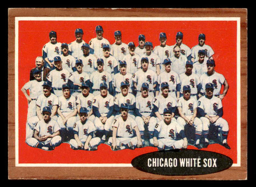 1962 Topps Baseball #113 Chicago White Sox Team VG-EX 546704