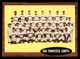 1962 Topps Baseball #226 San Francisco Giants Team VG-EX 546708
