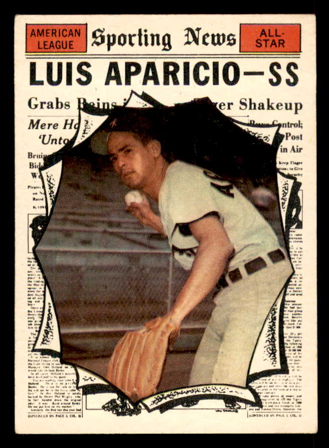 1961 Topps Baseball #574 Luis Aparicio A.S. White Sox VG-EX 546709