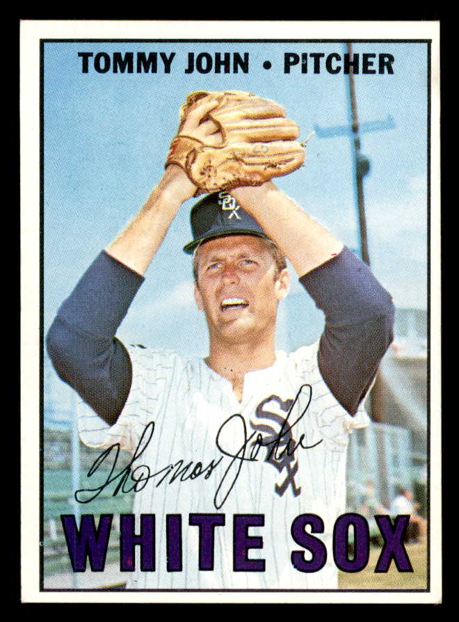 1967 Topps Baseball #609 Tommy John White Sox EX-MT 546717