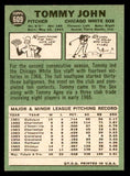 1967 Topps Baseball #609 Tommy John White Sox EX-MT 546717