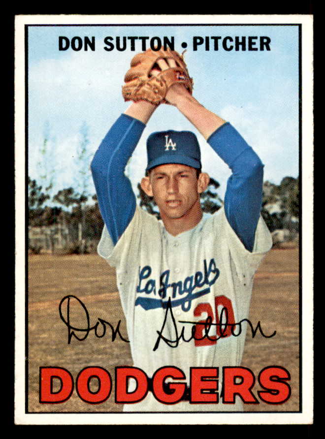 1967 Topps Baseball #445 Don Sutton Dodgers NR-MT 546719