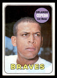 1969 Topps Baseball #385 Orlando Cepeda Braves EX 546724