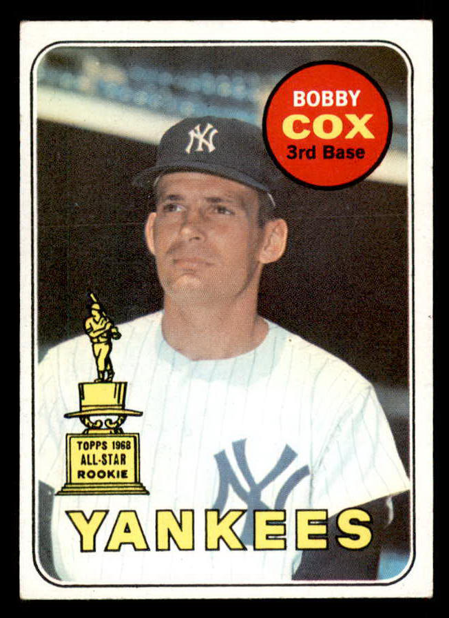 1969 Topps Baseball #237 Bobby Cox Yankees EX-MT 546727
