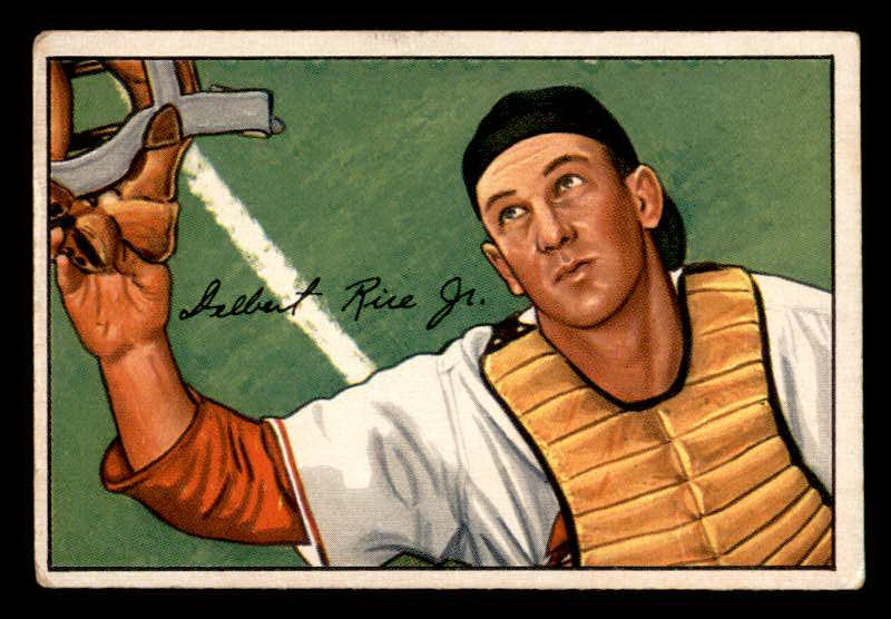 1952 Bowman Baseball #107 Del Rice Cardinals VG-EX 546730