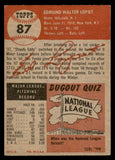 1953 Topps Baseball #087 Eddie Lopat Yankees VG-EX 546741