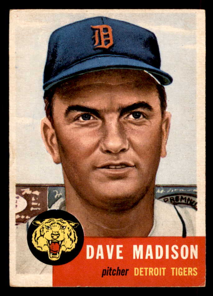 1953 Topps Baseball #099 Dave Madison Tigers VG-EX 546745