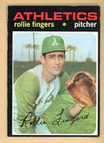 1971 Topps Baseball #384 Rollie Fingers A's EX-MT 546758