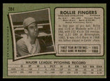 1971 Topps Baseball #384 Rollie Fingers A's EX-MT 546758
