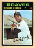 1971 Topps Baseball #605 Orlando Cepeda Braves EX 546759