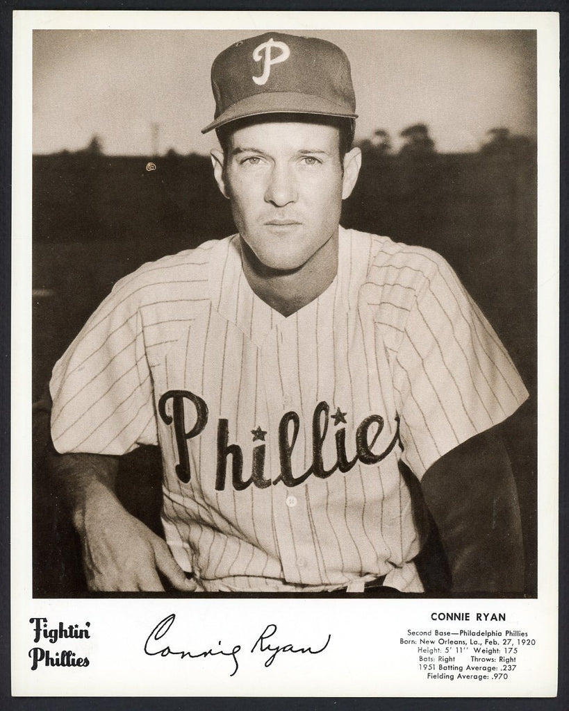 1952 Dixie Lid Premium Connie Ryan Phillies EX-MT 546763