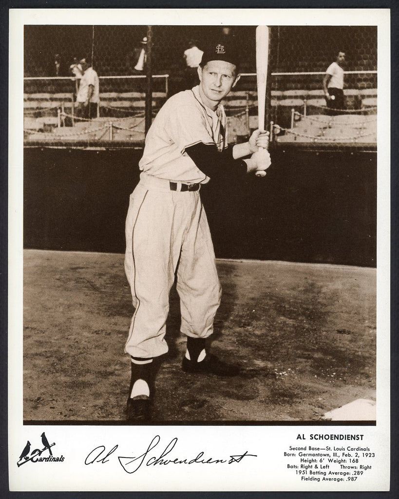 1952 Dixie Lid Premium Red Schoendienst Cardinals EX-MT 546764