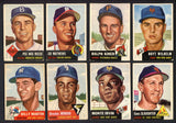 1953 Topps Set Lot 224 Diff Mid Grade Reese Mathews Kiner 546770