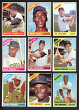 1966 Topps Set Lot 397 Diff EX-MT Ford Banks Kaline Brock 546781