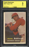 1957 Topps Baseball #035 Frank Robinson Reds MBA 3 VG 546796