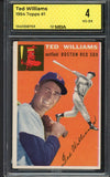 1954 Topps Baseball #001 Ted Williams Red Sox MBA 4 VG-EX 546804