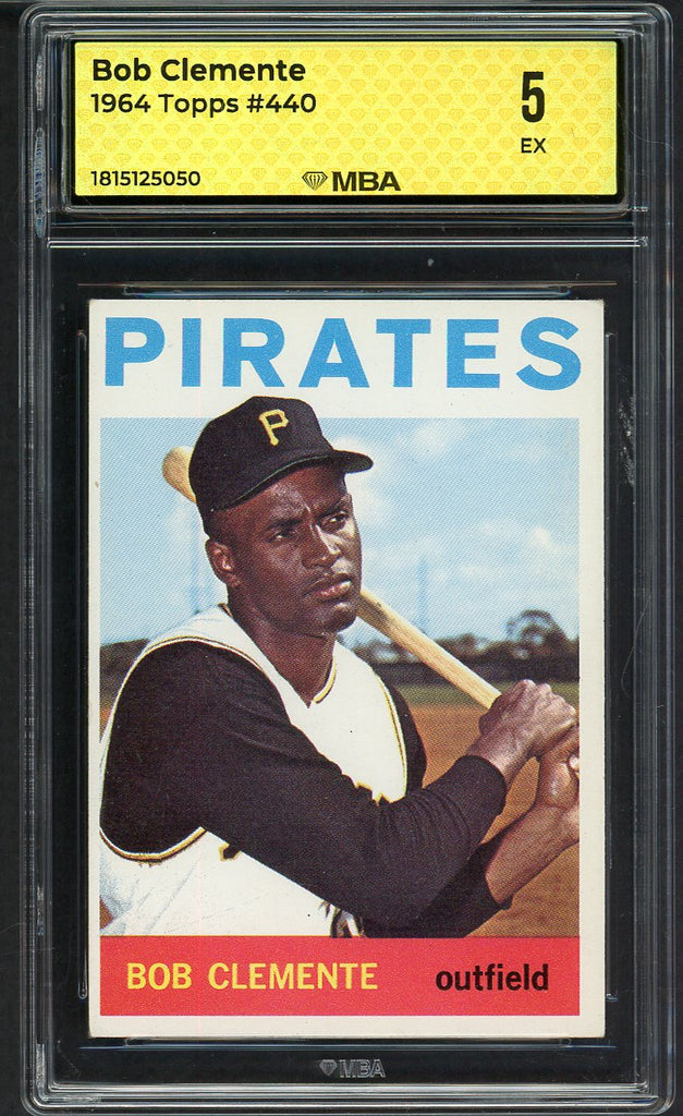 1964 Topps Baseball #440 Roberto Clemente Pirates MBA 5 EX 546815