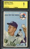 1954 Topps Baseball #037 Whitey Ford Yankees MBA 5 EX 546816