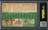1954 Topps Baseball #037 Whitey Ford Yankees MBA 5 EX 546816