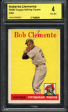1958 Topps Baseball #052 Roberto Clemente Pirates MBA 4 VG-EX 546818