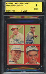 1935 Goudey #001A Dizzy Dean Cardinals MBA 2 GD 546820