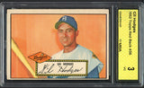 1952 Topps Baseball #036 Gil Hodges Dodgers MBA 3 VG Red 546834