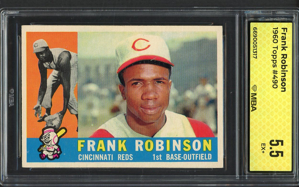 1960 Topps Baseball #490 Frank Robinson Reds MBA 5.5 EX+ 546857