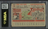 1956 Topps Baseball #031 Hank Aaron Braves MBA 4 VG-EX Gray 546858