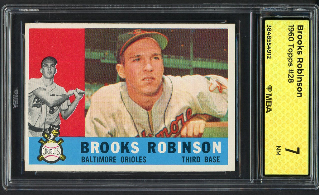 1960 Topps Baseball #028 Brooks Robinson Orioles MBA 7 NM 546859