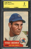 1953 Topps Baseball #104 Yogi Berra Yankees MBA 2 GD 546860