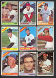 1966 Topps Set Lot 166 Diff VG-EX/EX Bunning Wilhelm Cepeda 546901