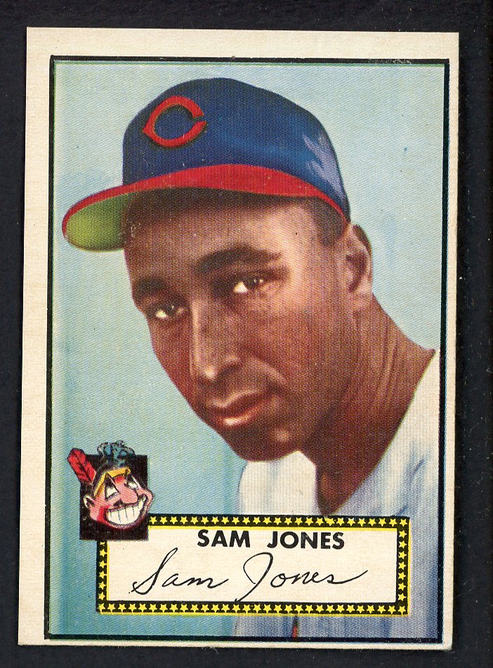 1952 Topps Baseball #382 Sam Jones Indians EX-MT 546904