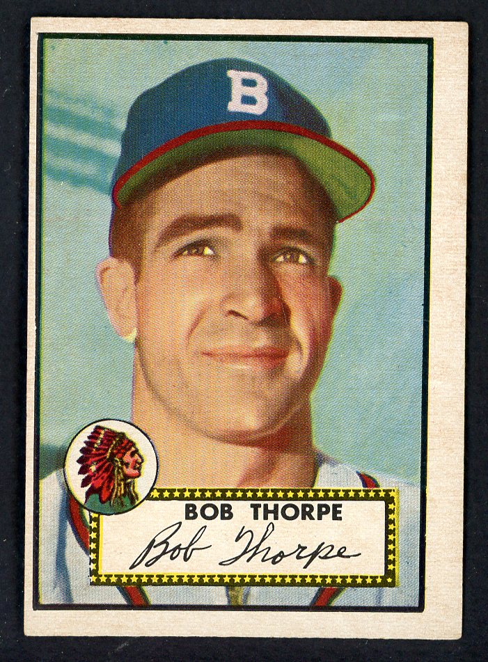 1952 Topps Baseball #367 Bob Thorpe Braves EX-MT 546911