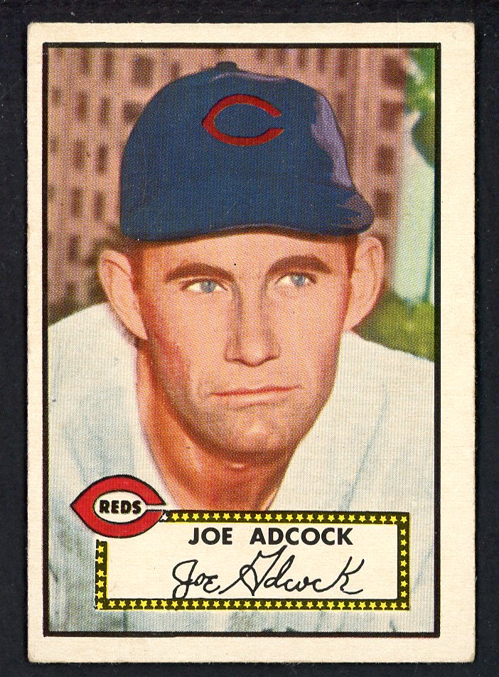 1952 Topps Baseball #347 Joe Adcock Reds EX 546914