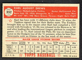 1952 Topps Baseball #352 Karl Drews Phillies EX-MT 546917