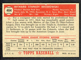 1952 Topps Baseball #404 Dick Brodowski Red Sox EX+/EX-MT 546918
