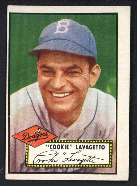 1952 Topps Baseball #365 Cookie Lavagetto Dodgers VG-EX 546920