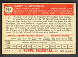 1952 Topps Baseball #365 Cookie Lavagetto Dodgers VG-EX 546920