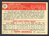 1952 Topps Baseball #321 Joe Black Dodgers VG-EX 546921