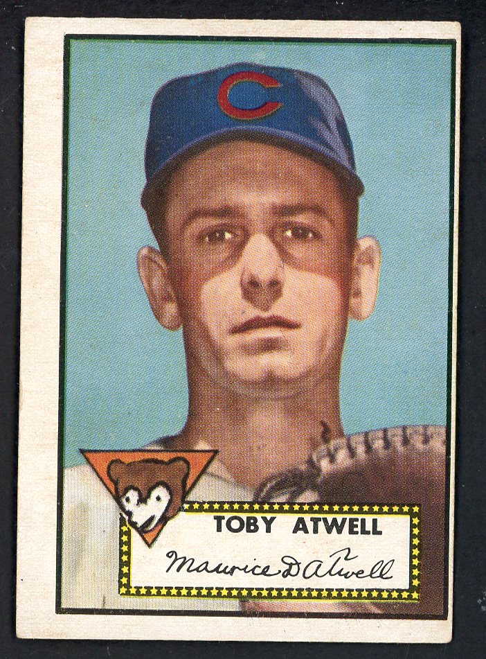 1952 Topps Baseball #356 Toby Atwell Cubs EX+/EX-MT 546922