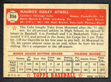 1952 Topps Baseball #356 Toby Atwell Cubs EX+/EX-MT 546922