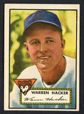 1952 Topps Baseball #324 Warren Hacker Cubs EX+/EX-MT 546923