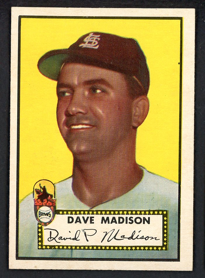 1952 Topps Baseball #366 Dave Madison Browns EX-MT 546924