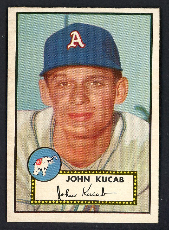 1952 Topps Baseball #358 John Kucab A's EX-MT 546925