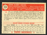 1952 Topps Baseball #358 John Kucab A's EX-MT 546925