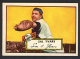 1952 Topps Baseball #338 Sal Yvars Giants EX+/EX-MT 546928