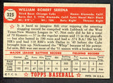 1952 Topps Baseball #325 Bill Serena Cubs EX-MT 546930
